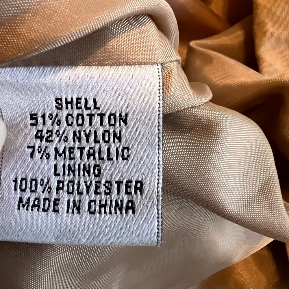 Talbots Tan Lightweight Jacket - Picture 6 of 8